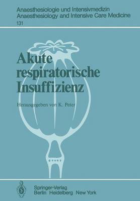 K. Peter - Akute respiratorische Insuffizienz, Häftad