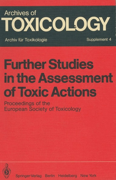 P. L. Chambers, W. Klinger - Further Studies in the Assessment of Toxic Actions, Häftad
