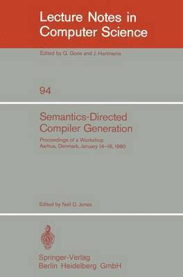 bokomslag Semantics-Directed Compiler Generation