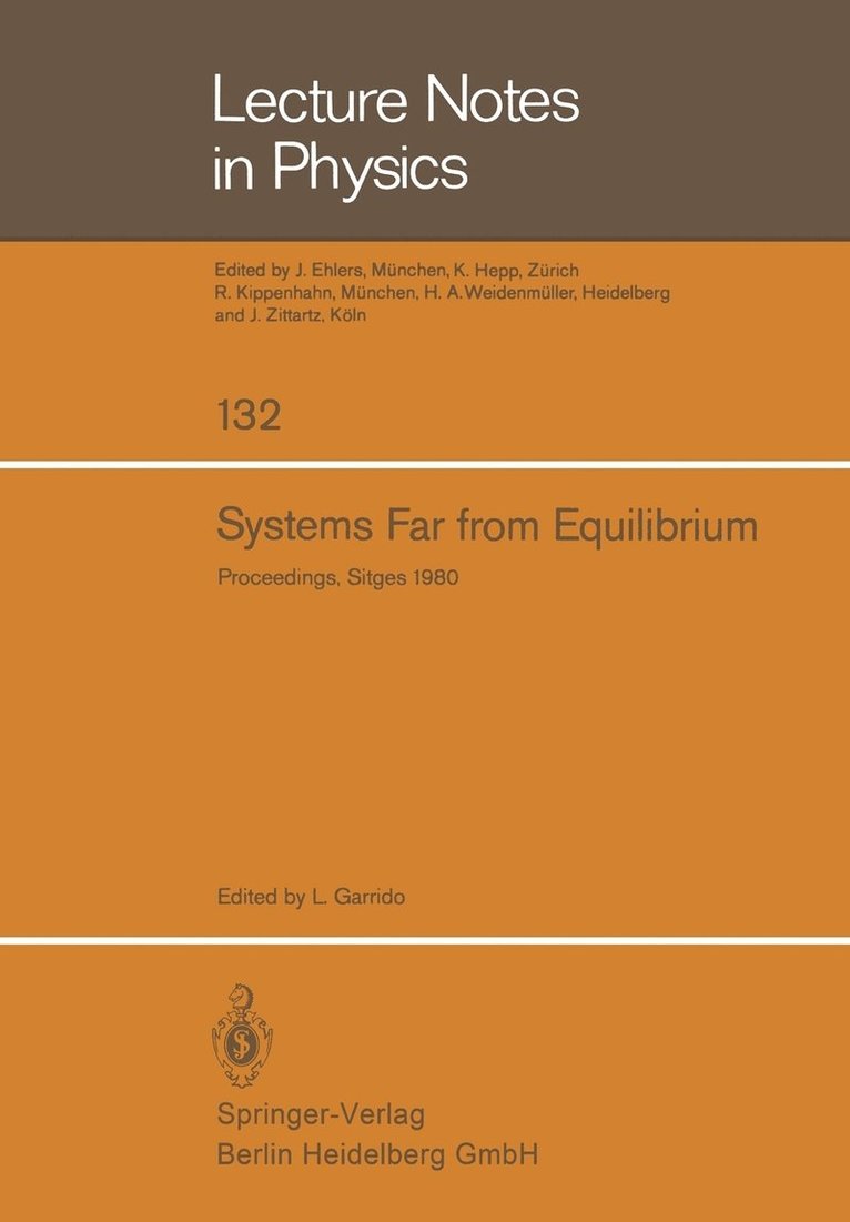 Systems Far from Equilibrium 1