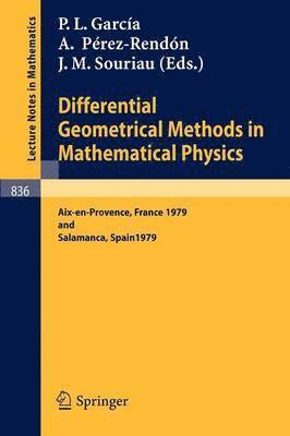 P. L. Garcia, A. Perez-Rendon, J. M. Souriau - Differential Geometrical Methods in Mathematical Physics, Häftad