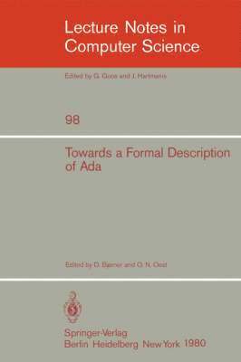 Towards a Formal Description of Ada 1