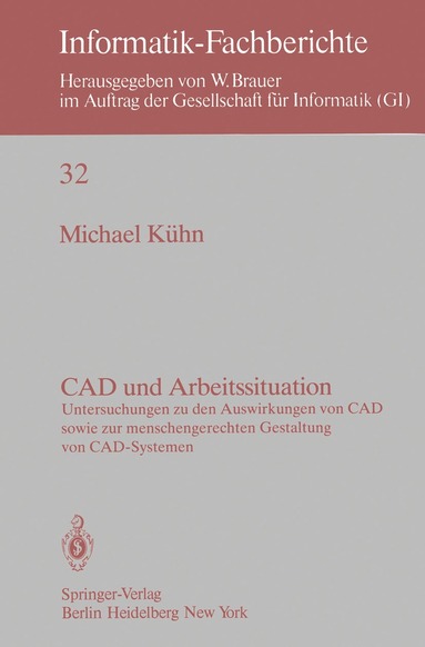 bokomslag CAD und Arbeitssituation