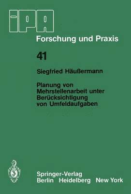 bokomslag Planung von Mehrstellenarbeit unter Bercksichtigung von Umfeldaufgaben