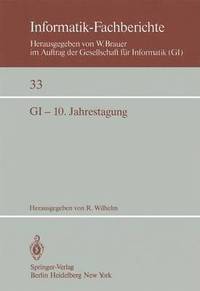 bokomslag GI - 10. Jahrestagung