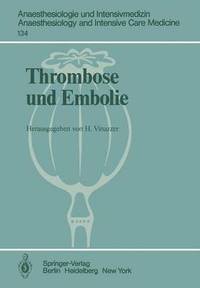 bokomslag Thrombose und Embolie