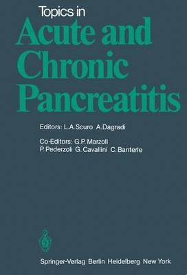 bokomslag Topics in Acute and Chronic Pancreatitis