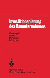 bokomslag Investitionsplanung des Bauunternehmens