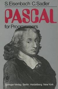 bokomslag PASCAL for Programmers