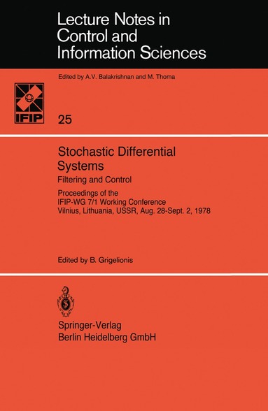B. Grigelionis - Stochastic Differential Systems, Häftad