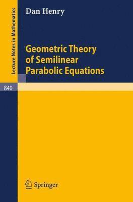 Geometric Theory of Semilinear Parabolic Equations 1