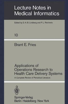 Applications of Operations Research to Health Care Delivery Systems 1