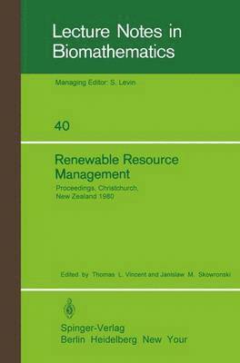 Thomas L. Vincent, Janislaw M. Skowronski - Renewable Resource Management, Häftad