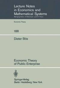 bokomslag Economic Theory of Public Enterprise