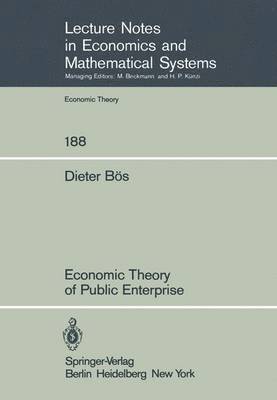 bokomslag Economic Theory of Public Enterprise