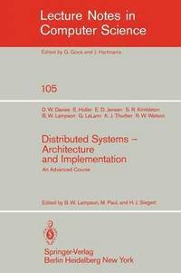 bokomslag Distributed Systems - Architecture and Implementation