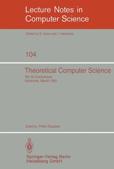 bokomslag Theoretical Computer Science