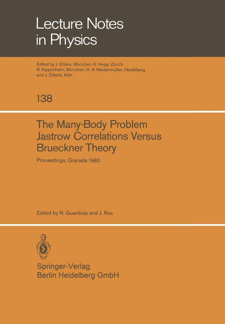 The Many-Body Problem. Jastrow Correlations Versus Brueckner Theory 1