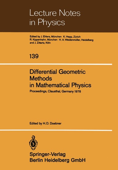 H. D. Doebner - Differential Geometric Methods in Mathematical Physics, Häftad