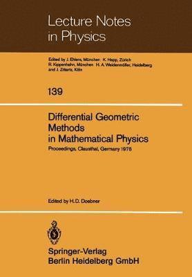 bokomslag Differential Geometric Methods in Mathematical Physics