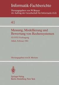 bokomslag Messung, Modellierung und Bewertung von Rechensystemen