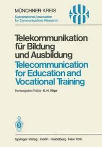 bokomslag Telekommunikation fr Bildung und Ausbildung / Telecommunication for Education and Vocational Training