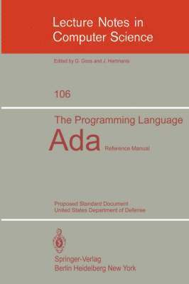 bokomslag The Programming Language Ada