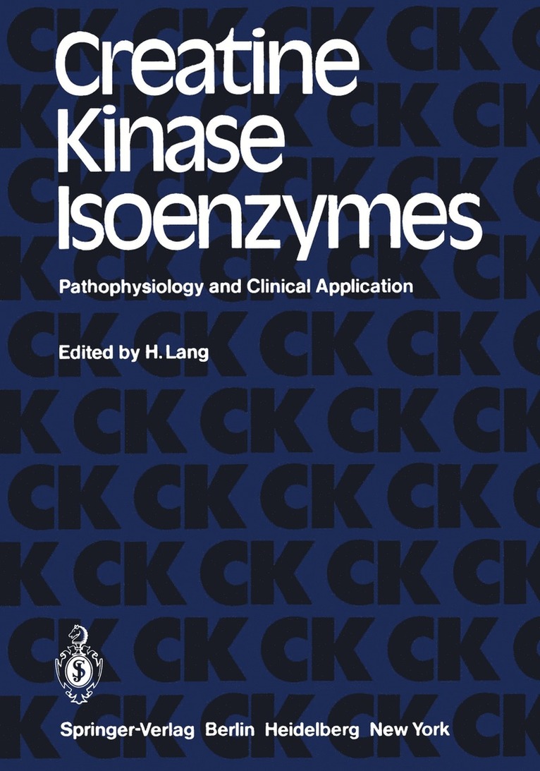 H. Lang, H. Lang - Creatine Kinase Isoenzymes, Häftad
