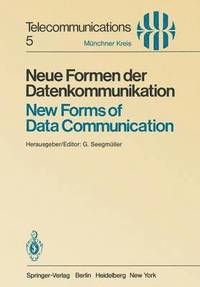 bokomslag Neue Formen der Datenkommunikation / New Forms of Data Communication