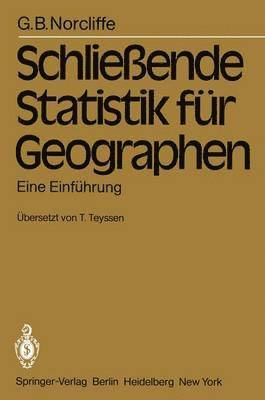 bokomslag Schlieende Statistik fr Geographen