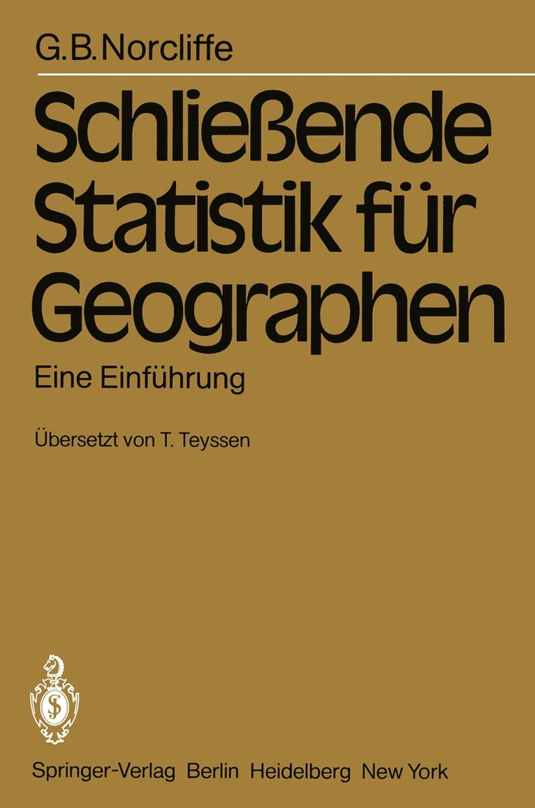 Schlieende Statistik fr Geographen 1