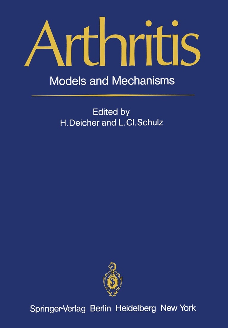 H. Deicher, L. C. Schulz - Arthritis, Häftad