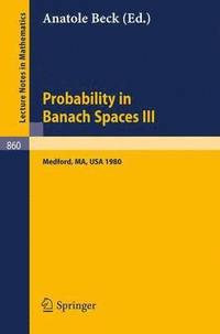 bokomslag Probability in Banach Spaces III
