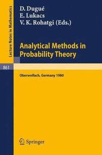 bokomslag Analytical Methods in Probability Theory