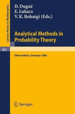 Analytical Methods in Probability Theory 1