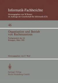 bokomslag Organisation und Betrieb von Rechenzentren