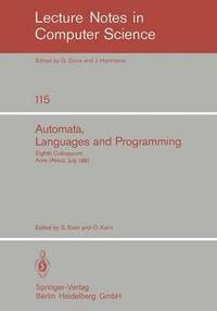 bokomslag Automata, Languages and Programming