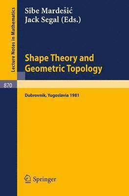 bokomslag Shape Theory and Geometric Topology