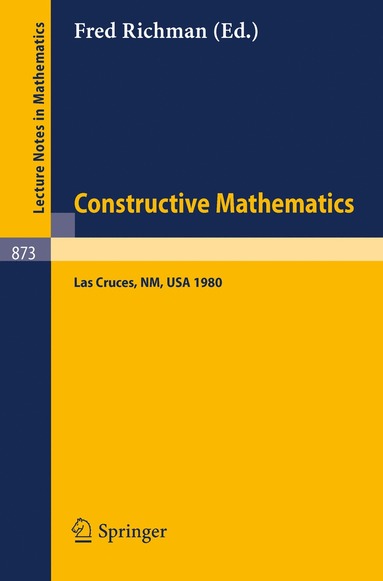 bokomslag Constructive Mathematics