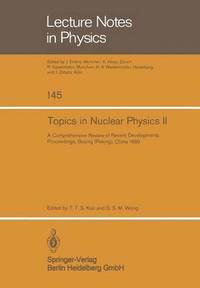 bokomslag Topics in Nuclear Physics II
