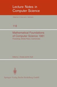 bokomslag Mathematical Foundations of Computer Science 1981