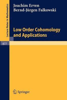 Low Order Cohomology and Applications 1