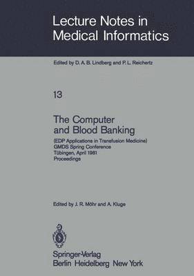 bokomslag The Computer and Blood Banking