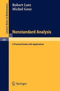 bokomslag Nonstandard Analysis.