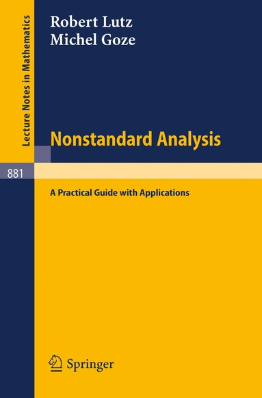 bokomslag Nonstandard Analysis.