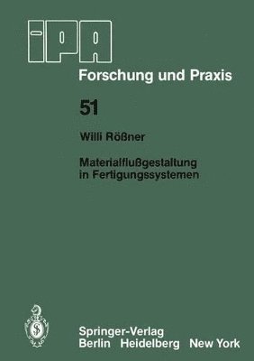 bokomslag Materialflußgestaltung in Fertigungssystemen