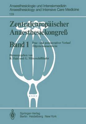 Zentraleuropischer Anaesthesiekongre? 1