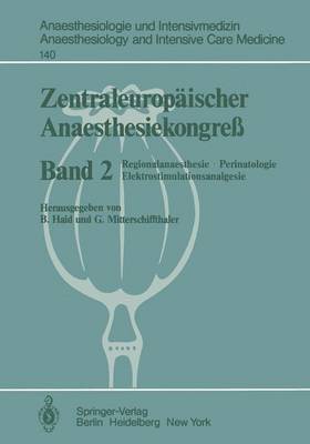 Zentraleuropischer Anaesthesiekongre 1