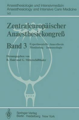 bokomslag Zentraleuropäischer Anaesthesiekongreß