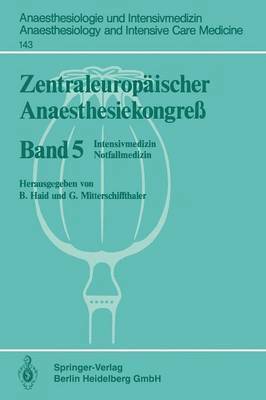 Zentraleuropischer Anaesthesiekongre 1